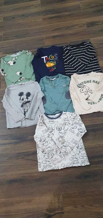7 Bluze copii(Zara, H&M, Cool Club), 98-104