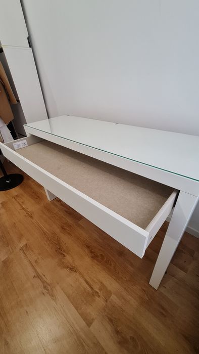 Birou masa machiaj MALM alb