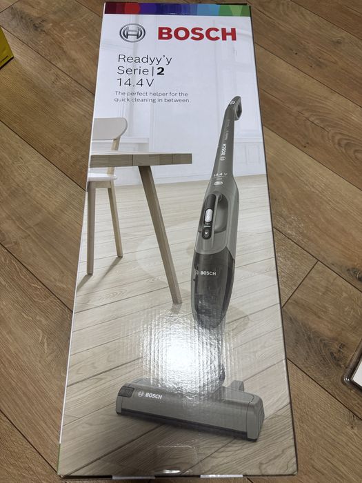 Aspirator Vertical 2-în-1 Bosch Readyy'y Serie 2, 14.4V, Autonomie 35 min