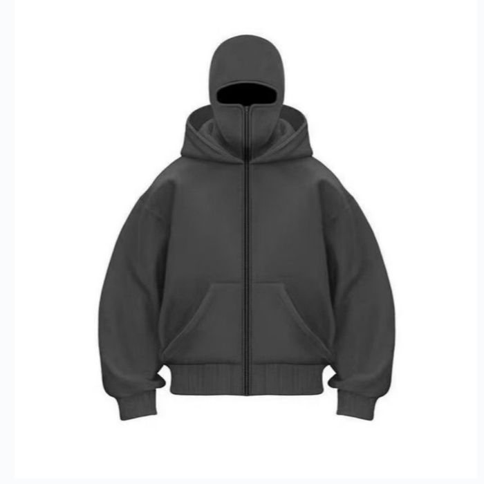 Зип-худи Oversize с маской-балаклавой (Full-Zip)