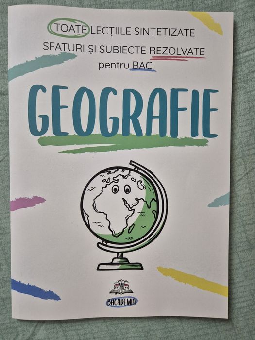 Carte bacademia - geografie