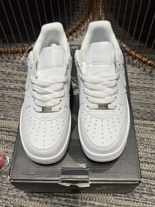 Air Force 1 x Supreme White 39EUR Кецове + Кутия + Връзки