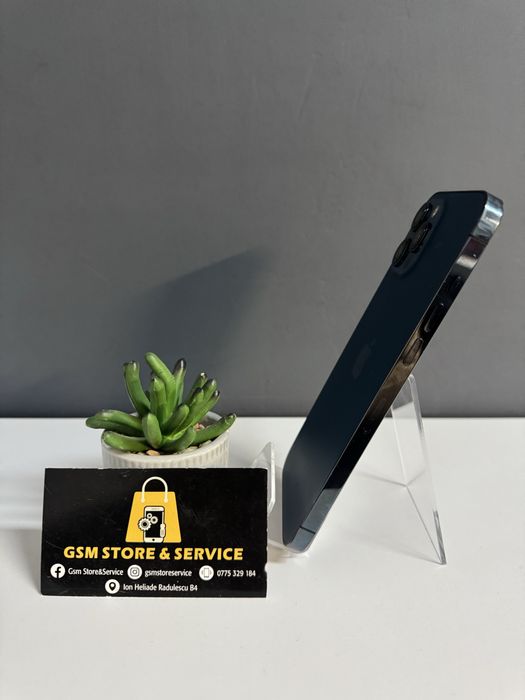 Iphone 12 Pro Max 128Gb Pacific Blue 2 Ani Garantie Gsm Store&Service