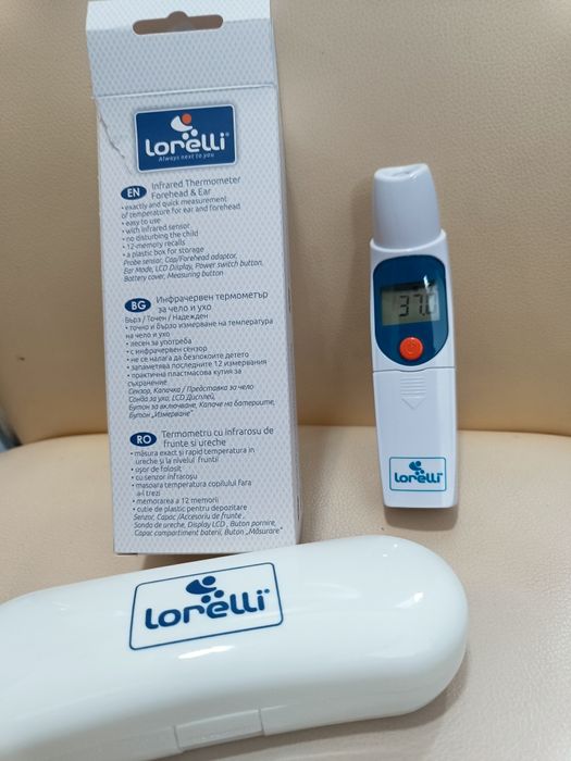 Lorelli нфрачервен термометър за чело и ухои ухо