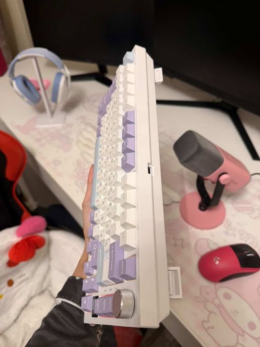 Клавиатура Ajazz AK820 PRO Gift Switch белый