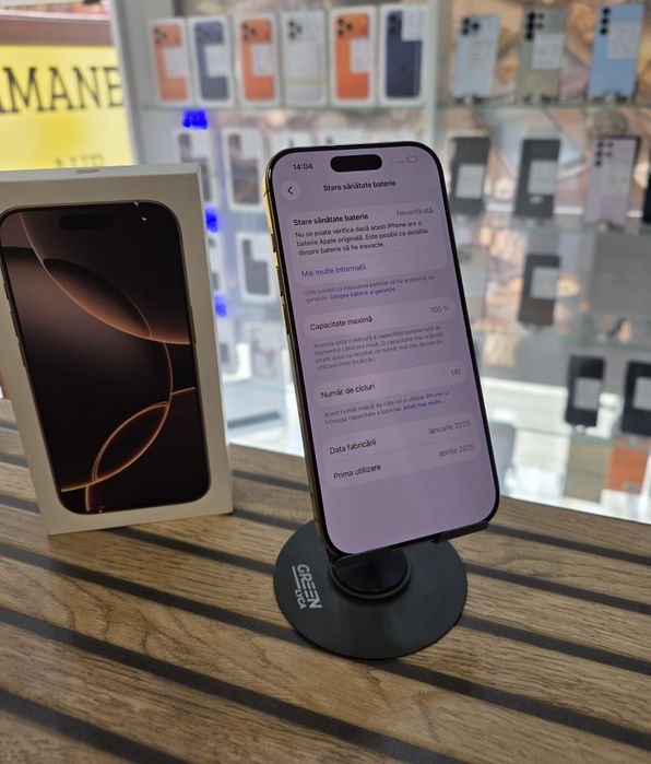 iPhone 16 Pro 128GB. Baterie 100%