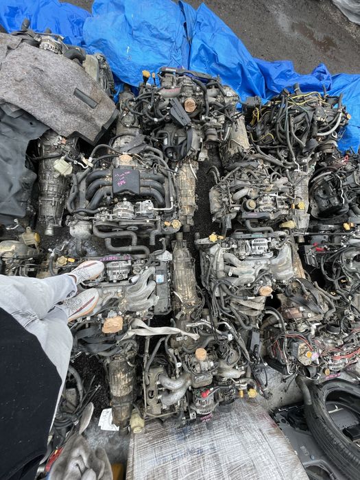 Двигатель субару коробка мотор