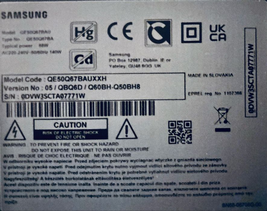 Samsung defect - 126 diagonala