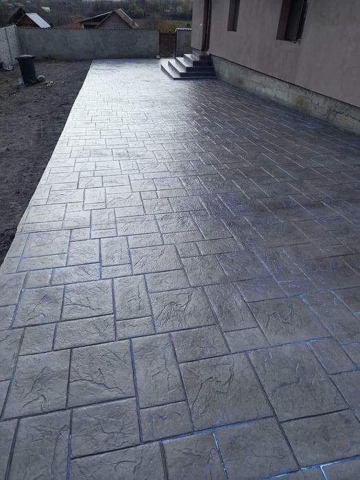 Beton amprentat și elicopterizat