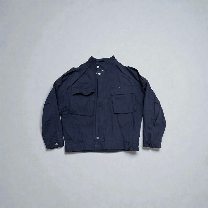 Куртка унисекс черная / Стильный бомбер оверсайз / Милитари