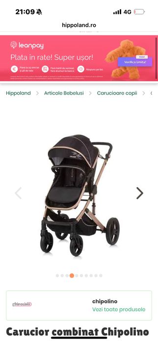 Vand carut 2in 1 chipolino amore!