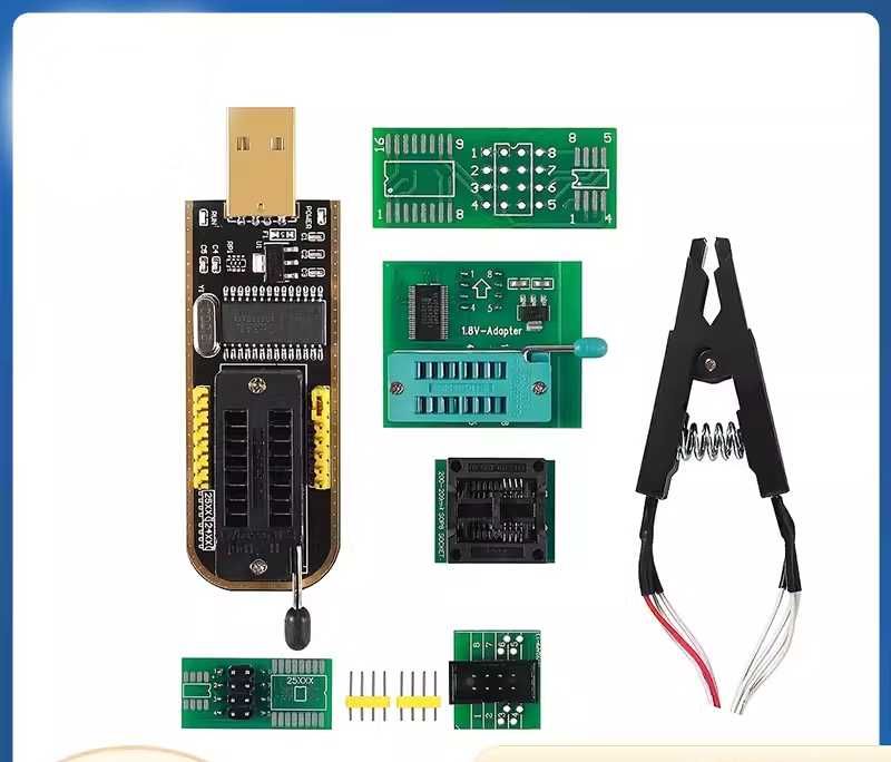 USB программатор на CH341A для 24-25 серий EEPROM Flash BIOS