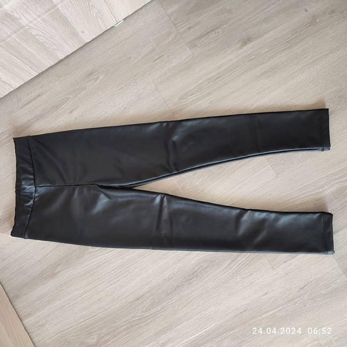 Леггинсы кожаные на девочку р38