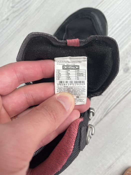 Водонепромокаеми обувки за преходи Quechua MH500 Mid номер 39