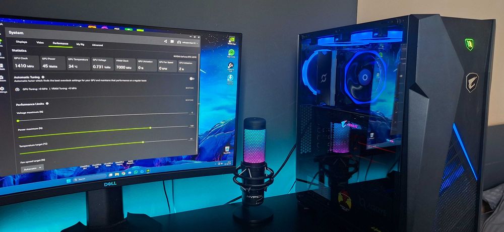 PC Gaming I7 9700KF, Aorus NVIDIA RTX 2070 8GB, 16GB DDR4, 720GB SSD