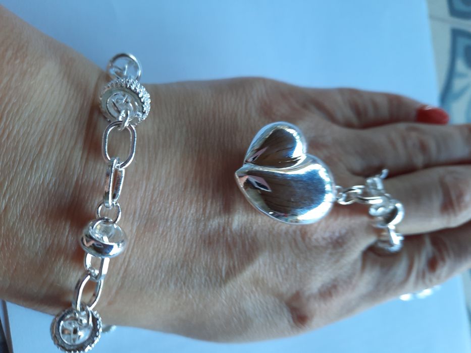 сребърен комплект