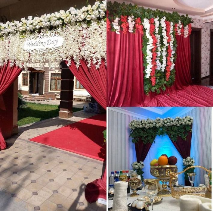 600.000 dan oformleniya xizmati to’y Оформление из свадьбы свадеб
