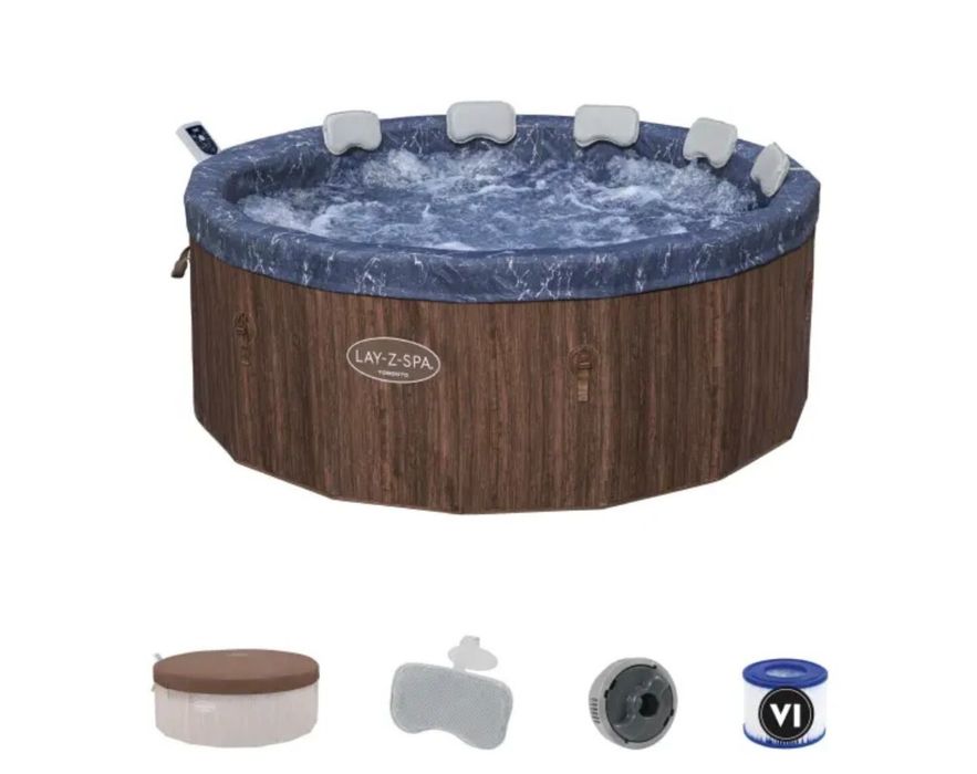 НОВО. Сглобяемо Джакузи TORONTO твърди стени 1.90м-70см 2г.гаранция