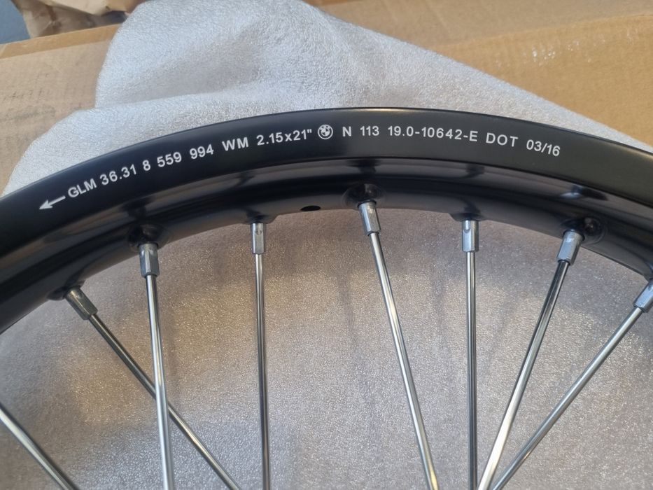 Janta spițe fata F800GS/ Aventure 2.15x21