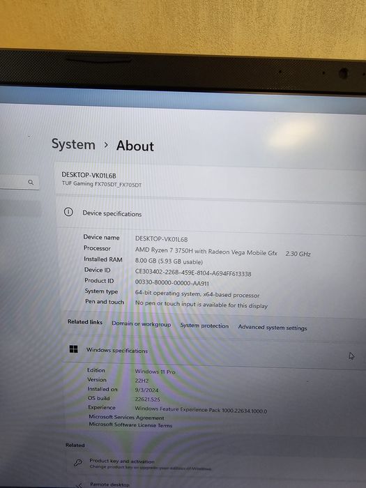 Asus FX705D Amanet BKG