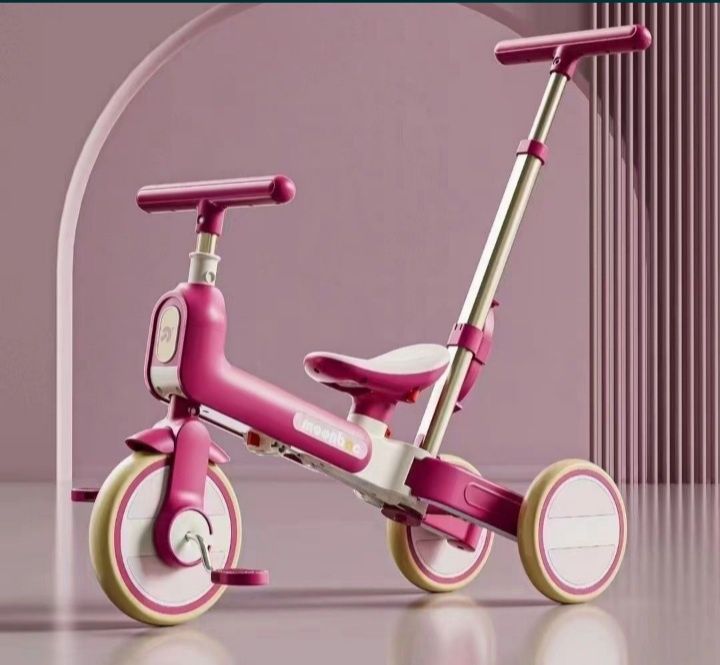 Даставка бэсплатная. 3в1 детске беговая велосипед с радительскол ручко