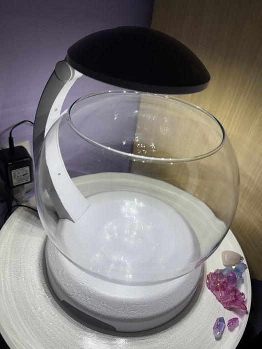 Acvariu de 7 l luminat