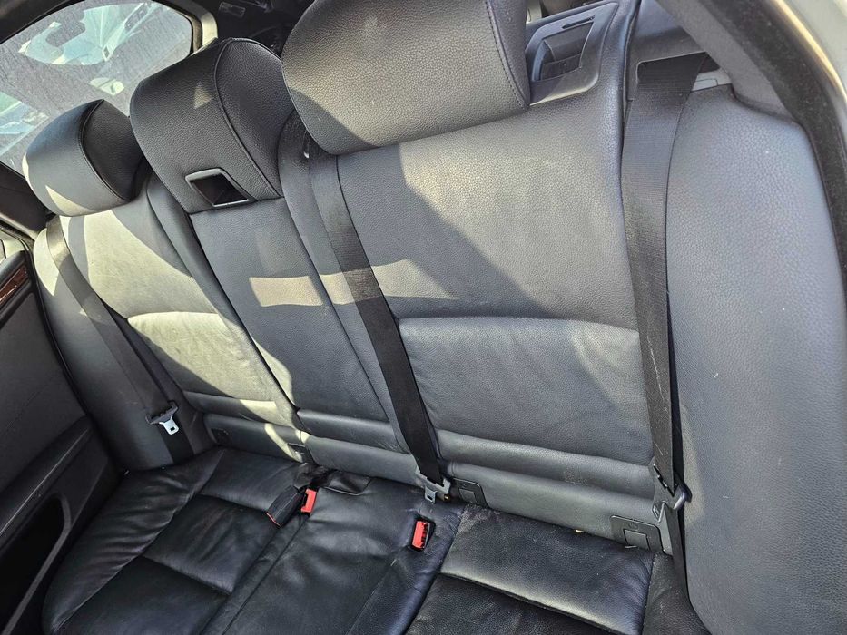 Черно кожено рекаро с подгрев на предни и задни седалки БМВ Е61 фейс