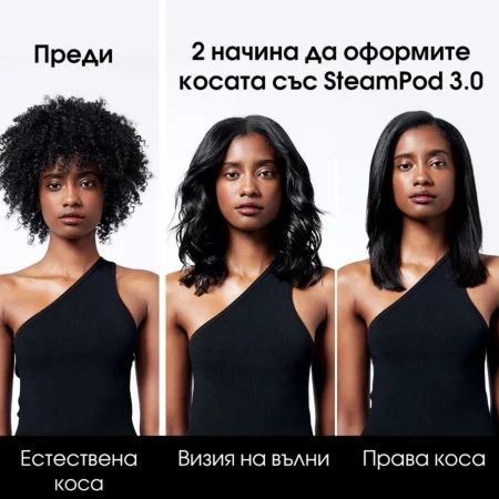 SteamPod 3.0 Loreal i Rowenta  Професионална преса за коса с пара за домашна употреба