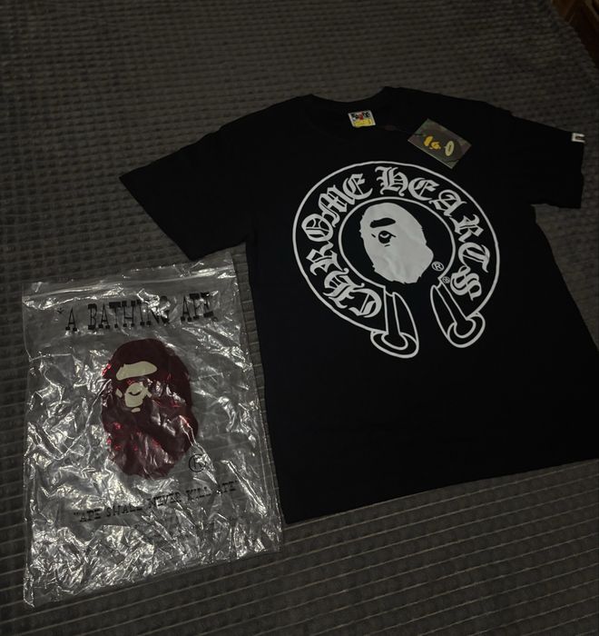 Tricou Bape x Chrome Hearts