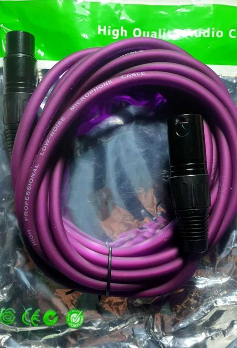 Кабели аудио хорошего качества XLR, RCA, джеки 6,3 мм, 3,5 мм