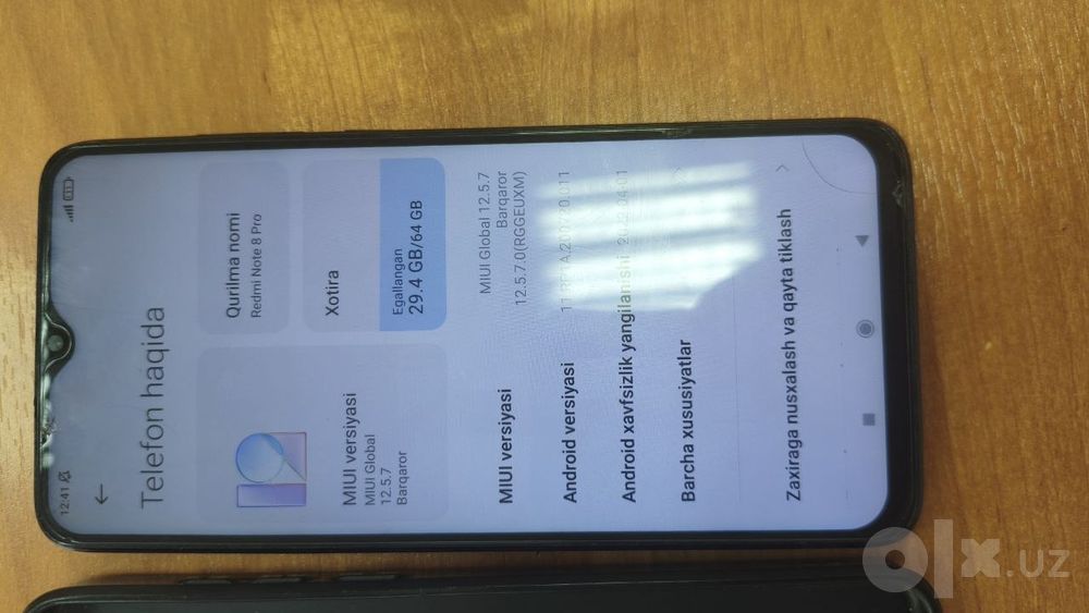 Redmi not 8 pro gamerla uchun