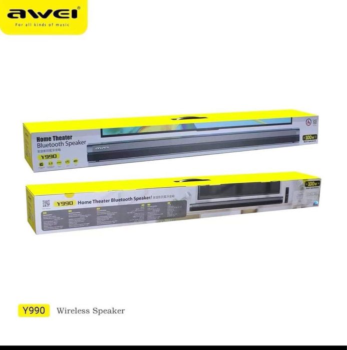 Саундбар Awei Y990 с мощным звуком 100W. Есть доставка