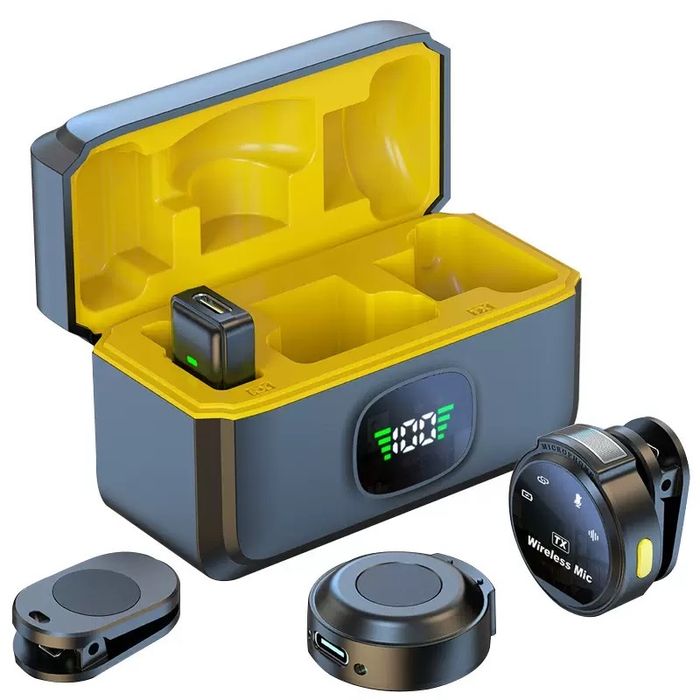 Микрофон Петличка М19 Pro Type-C+Lighting