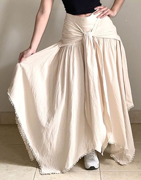 Юбка на завязках