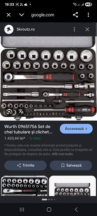Trusa chei Wurth Zebra 59 piese