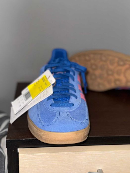 Мъжки обувки Adidas Gazelle Indoor Blue/ Bliss Pink/ Gum