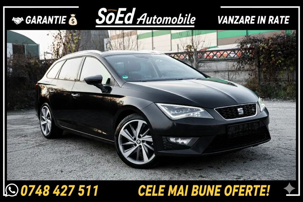 Seat Leon SEAT Leon ST FR 2.0 TDI 184 CP Webasto • Model 2017 • Rate • Garanție
