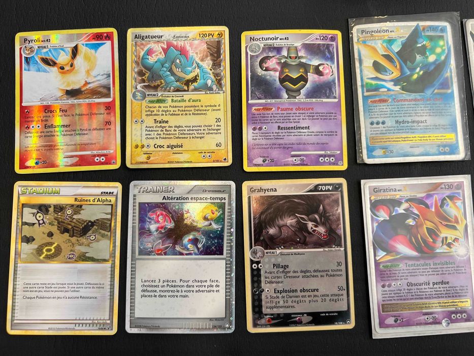 Carti Pokemon TCG Rare, Holo si Bulk seturi vechi [FRANCEZA]
