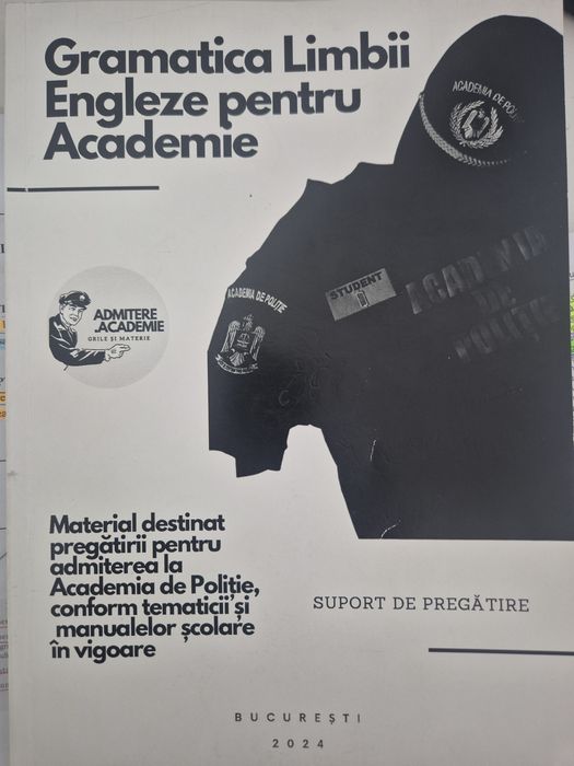 Gramatica limbii engleze pentru Academia de Poliție sau școlile de subofițeri