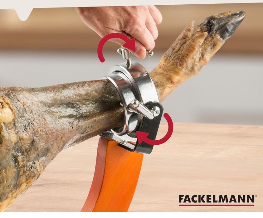 Професионална стойка за хамон , бут или прошуто .