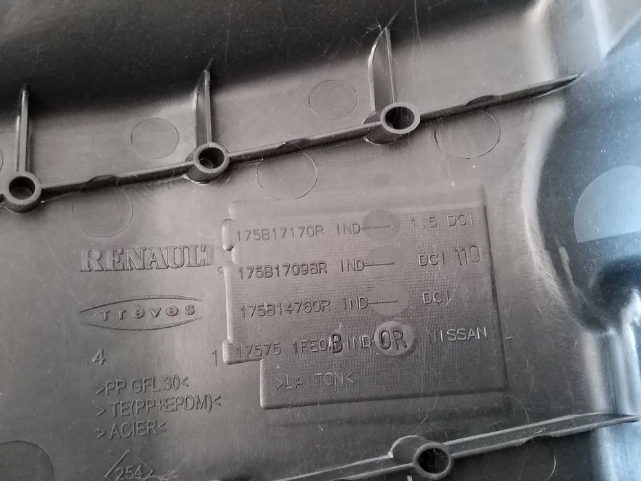 Capac protectie motor 1.5 dci renault scenic 3 175b17170r 175b17098r 175b14760r 175751fe0b