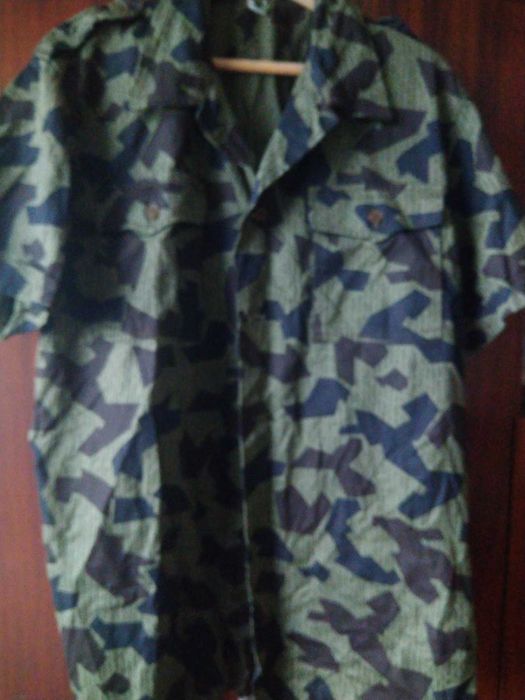 Мъжка риза с къс ръкав