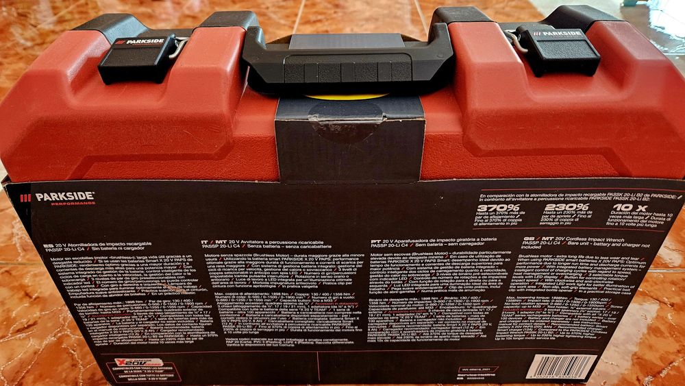 5г ГАРАНЦИЯ Ударен гайковерт Parkside Performance C4