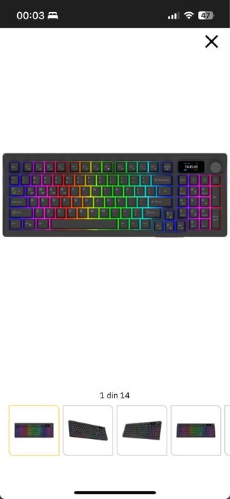 Tastatura Gaming Wireless AQIRYS Atria