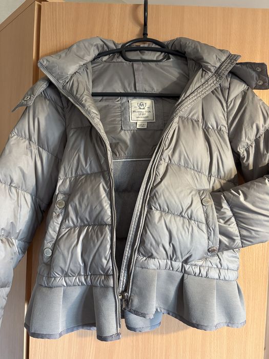 Есенно / пролетно яке с пух Massimo Dutti 122-134 , 7-8г