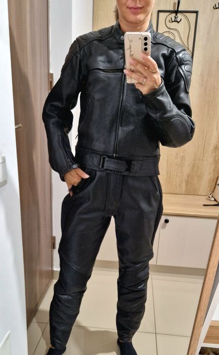 Geacă moto piele damă