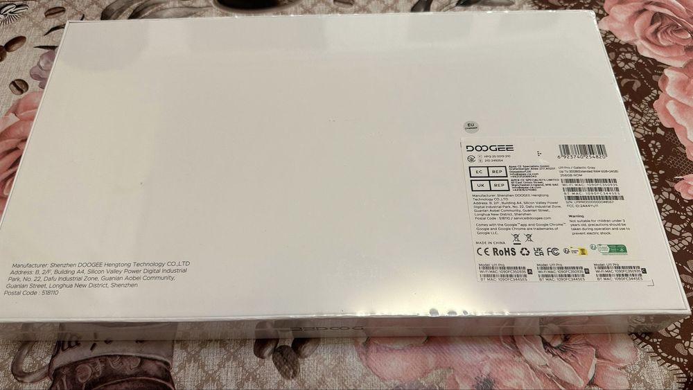 Tableta Doogee U11 Pro 30gb ram 256gb stocare gri- noua sigilata