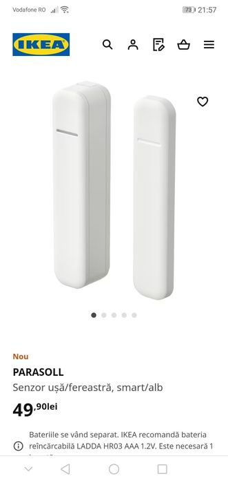 Senzor smart usa/geam PARASOLL