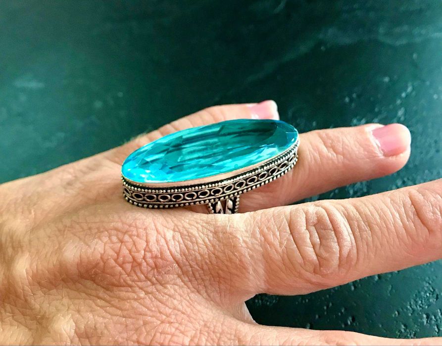 Inel Argint 925 cu Piatra Semipretioasa Topaz