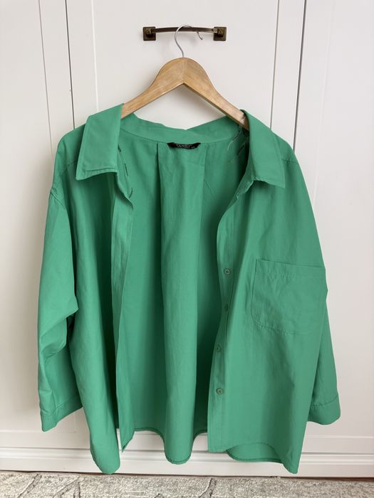 Рубашка оверсайз с накидкой